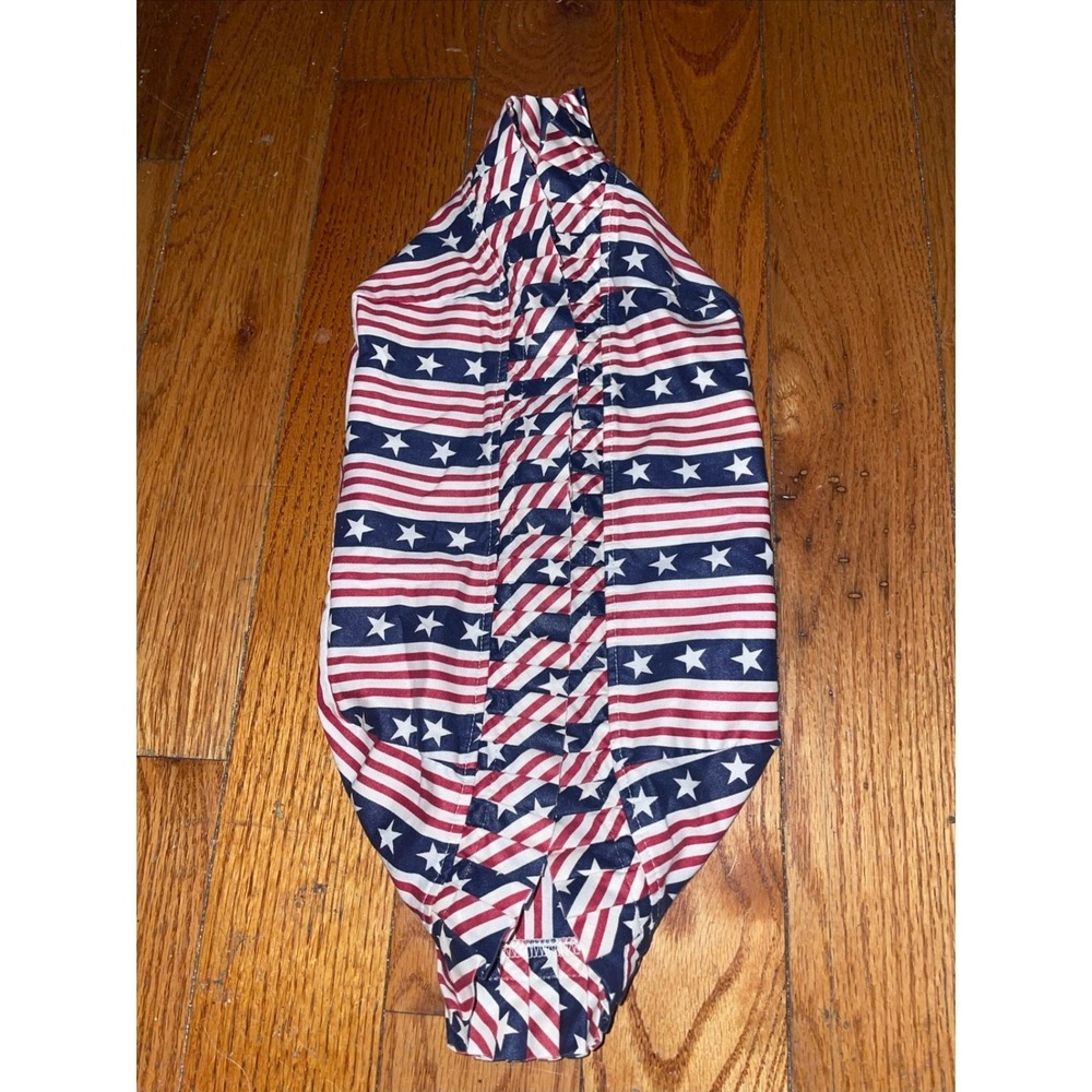 Vintage Longaberger Bread Basket Liner Patriot All American Stars & Stripes
